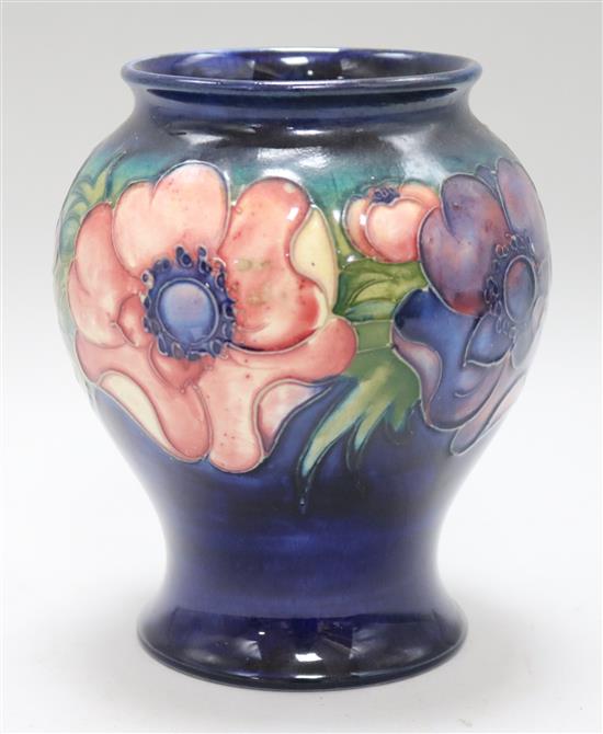 A Moorcroft baluster vase